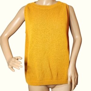 Ann Taylor stretchy knit sleeveless sweater
